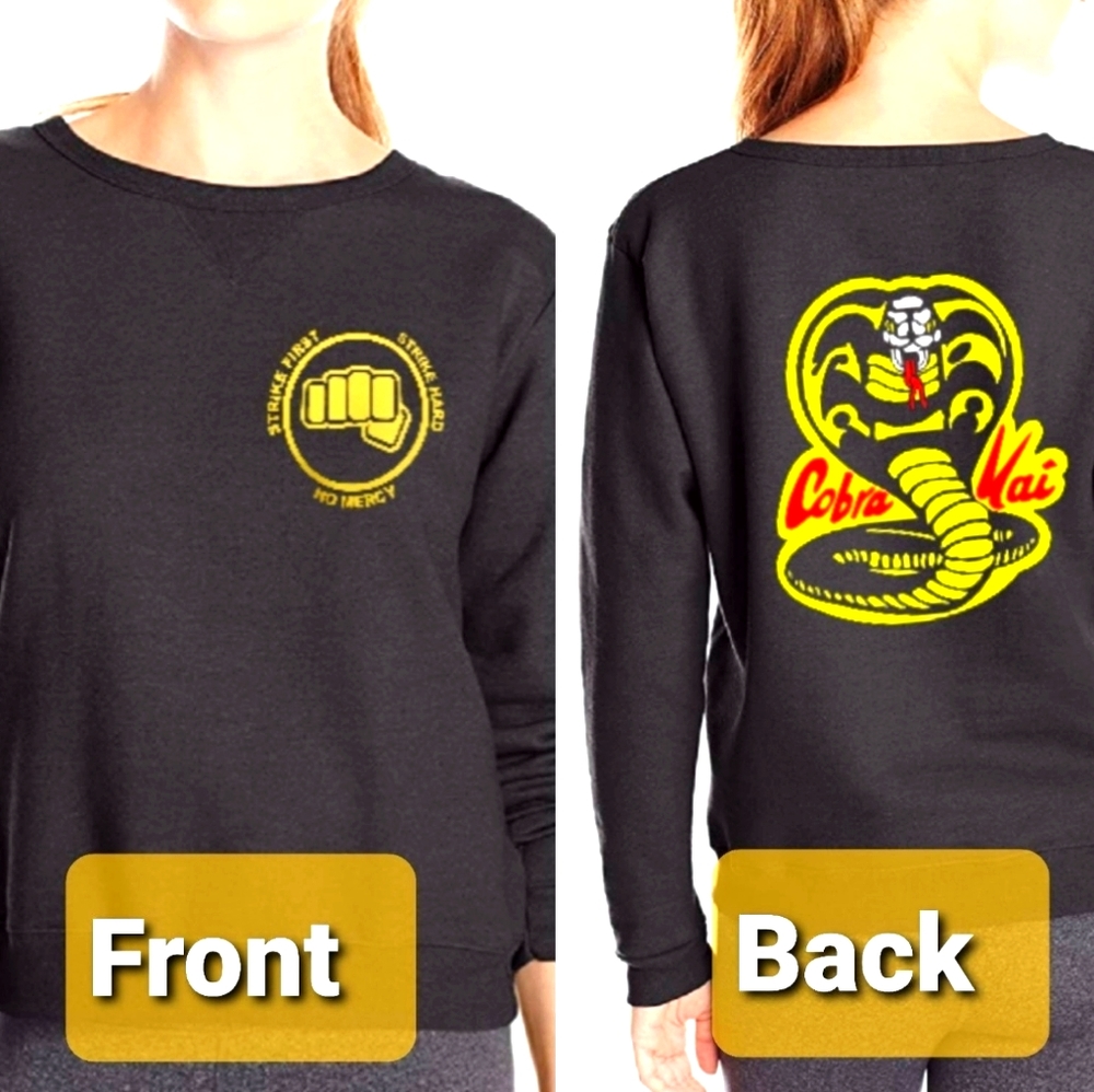 Cobra kai, Women's Sweatshirt Black Color